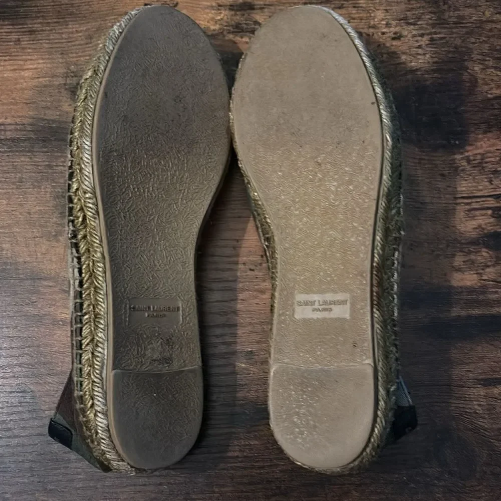 Saint Laurent camouflage print espadrilles size 39